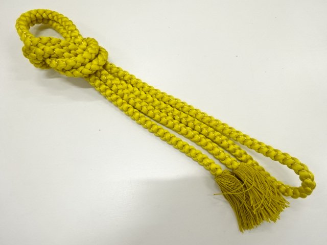 JAPANESE KIMONO / HANDTIED OBIJIME CORD